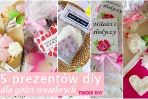 5 prezentów dla gości weselnych