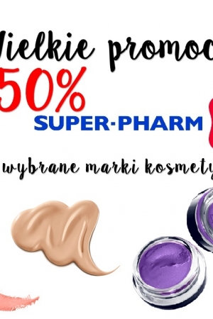 Wielka promocja -50% na kosmetyki w Superpharm