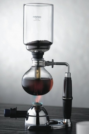 A fancy siphon coffee maker