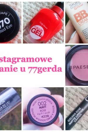 Rozdanie kosmetyczne na Instagramie do 12.12.2015. Zapraszam!