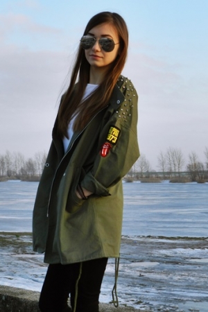 military khaki jacket
