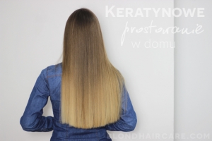 PURC Pure Keratin, czyli keratynowe prostowanie w domu | Efekt na moich włosach