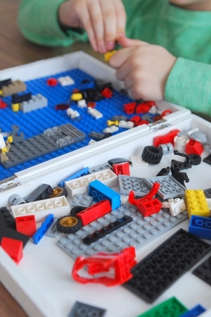 Pomysł na przechowywanie klocków LEGO