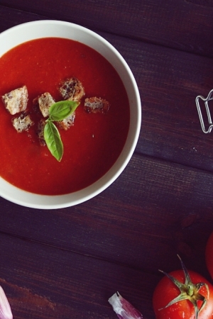 Ekspresowa zupa krem z pomidorów