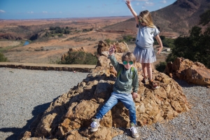 Kardashian Kids on Moroccan desert