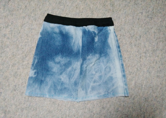 Jeansowa spódnica DIY