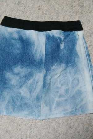 Jeansowa spódnica DIY