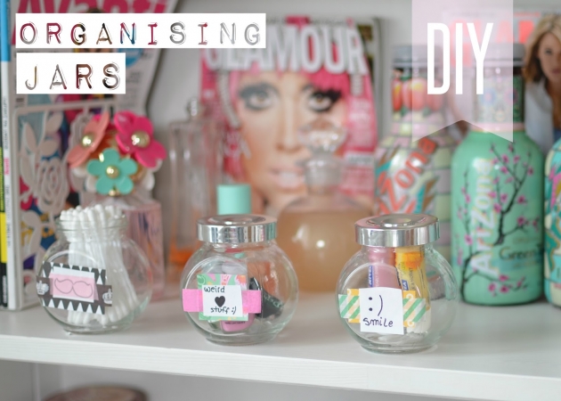 DIY: Organising jars!