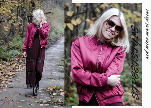 10.12.2016 - OOTD | BORDOWA MAXI SUKIENKA