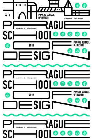 Identyfikacja dla szkoły designu w Pradze. 
by Kulachek Anna