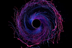 Fabian Oefner - Black Hole. Paint in motion