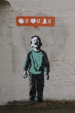 Biedny chłopiec Social Media
Autor: Banksy