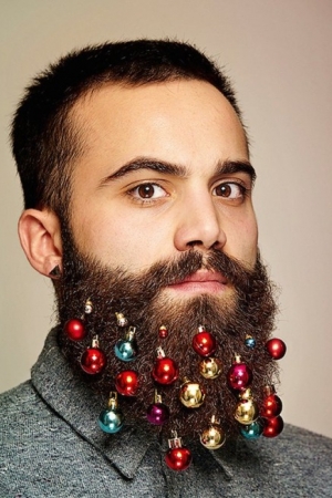 Świąteczna hipsteria, czyli mini bombki do dekoracji brody