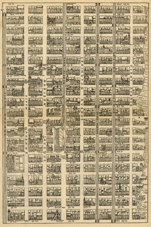 Mapa Manhattanu