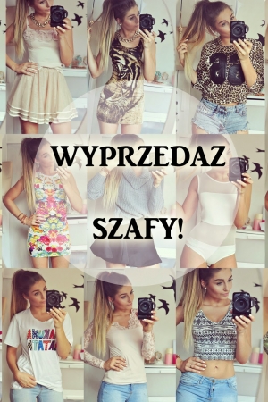 Wyprzedaż szafy!